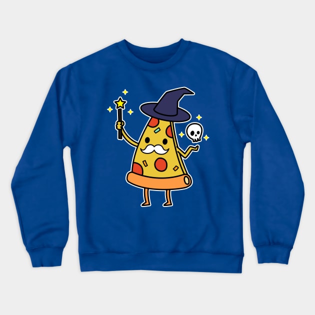 Wizard Pizza Crewneck Sweatshirt by rudypagnel